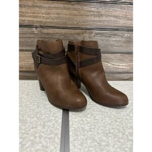 Material Girl MLEXIAP Brown Ankle Boots Women SIZE 11M